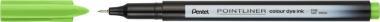 Pentel tűfilc SZÍNES Pointliner 0,4 mm – almazöld